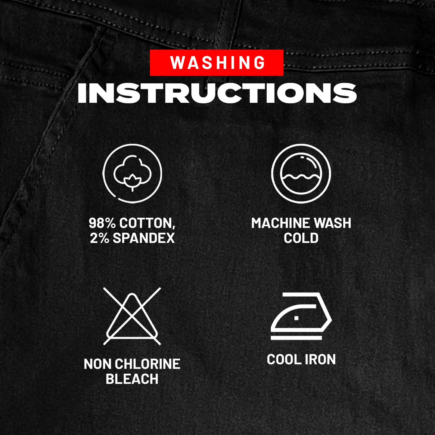 AP1908-Men's Basic Casual Uniform Comfort Stretch Chino Pants