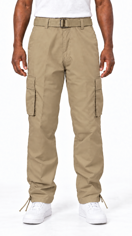 AP1515-Men's Relaxed Loose Fit Cargo Work Pants