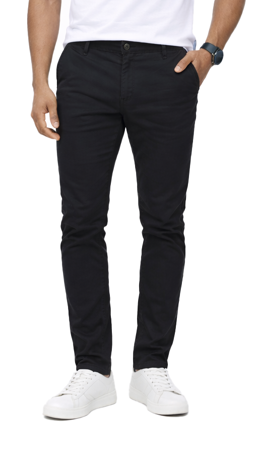 AP1908-Men's Basic Casual Uniform Comfort Stretch Chino Pants