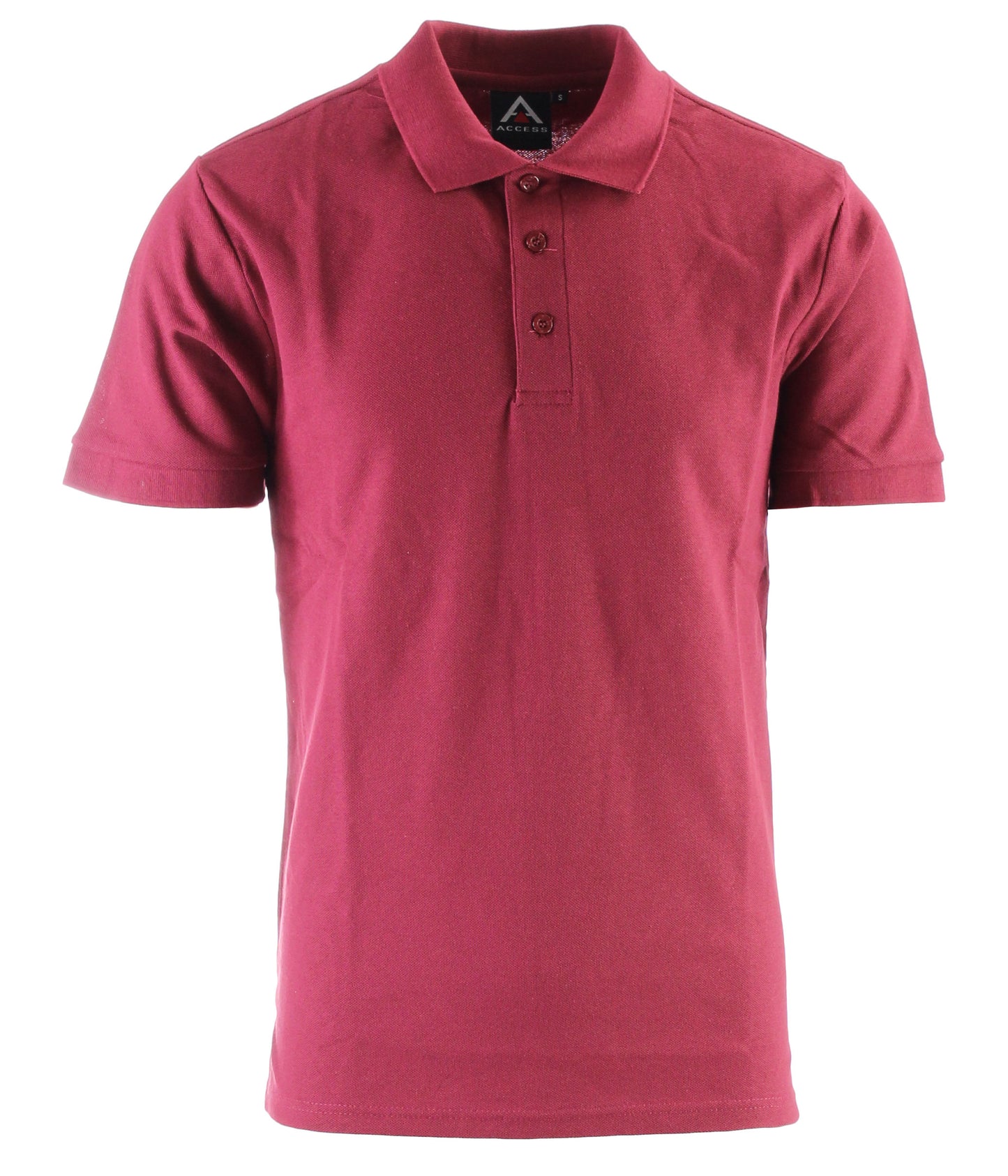 AP21-Access Men's Short Sleeve Classic Uniform Pique Polo Shirt