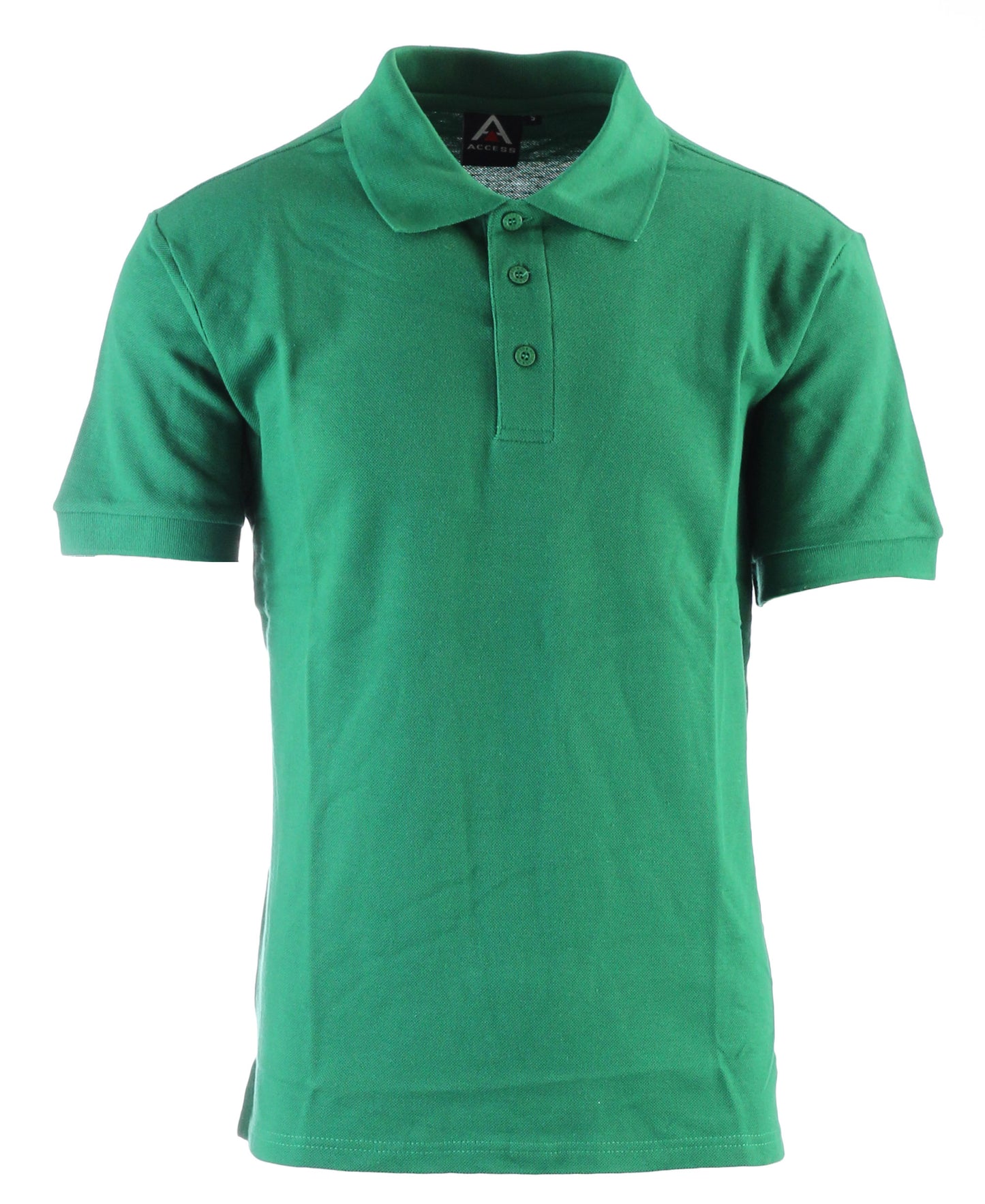 AP21-Access Men's Short Sleeve Classic Uniform Pique Polo Shirt