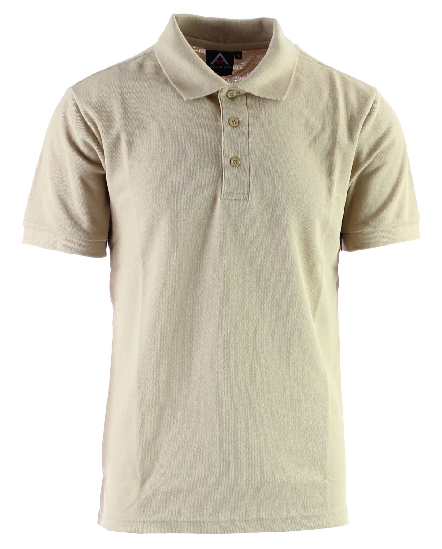 AP21-Access Men's Short Sleeve Classic Uniform Pique Polo Shirt