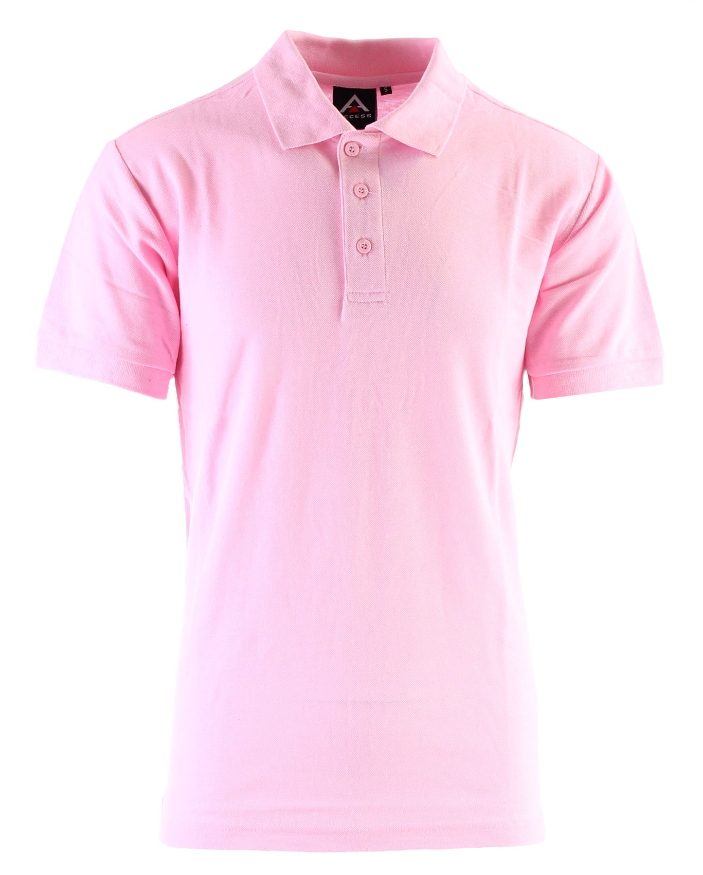 AP21-Access Men's Short Sleeve Classic Uniform Pique Polo Shirt