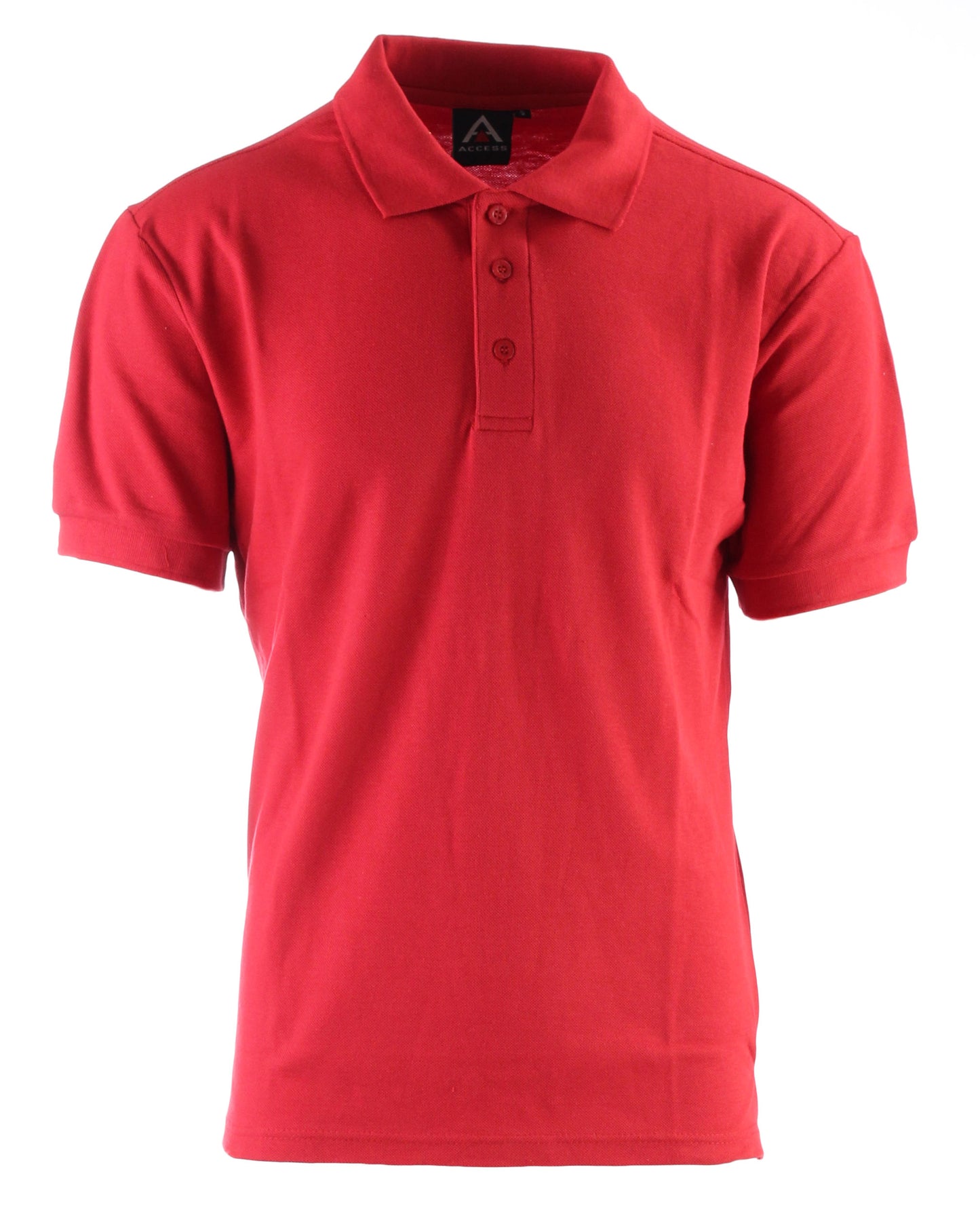 AP21-Access Men's Short Sleeve Classic Uniform Pique Polo Shirt