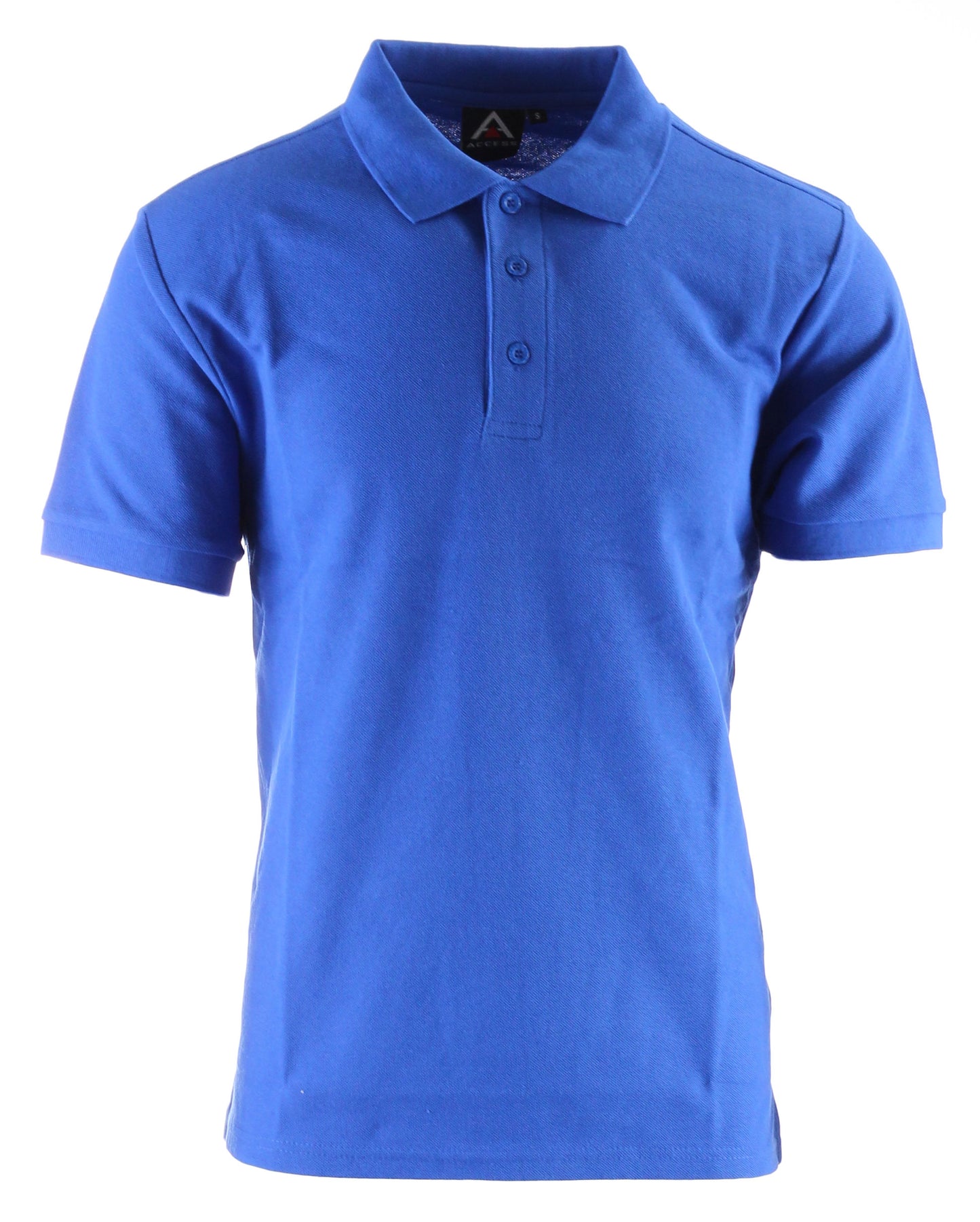AP21-Access Men's Short Sleeve Classic Uniform Pique Polo Shirt