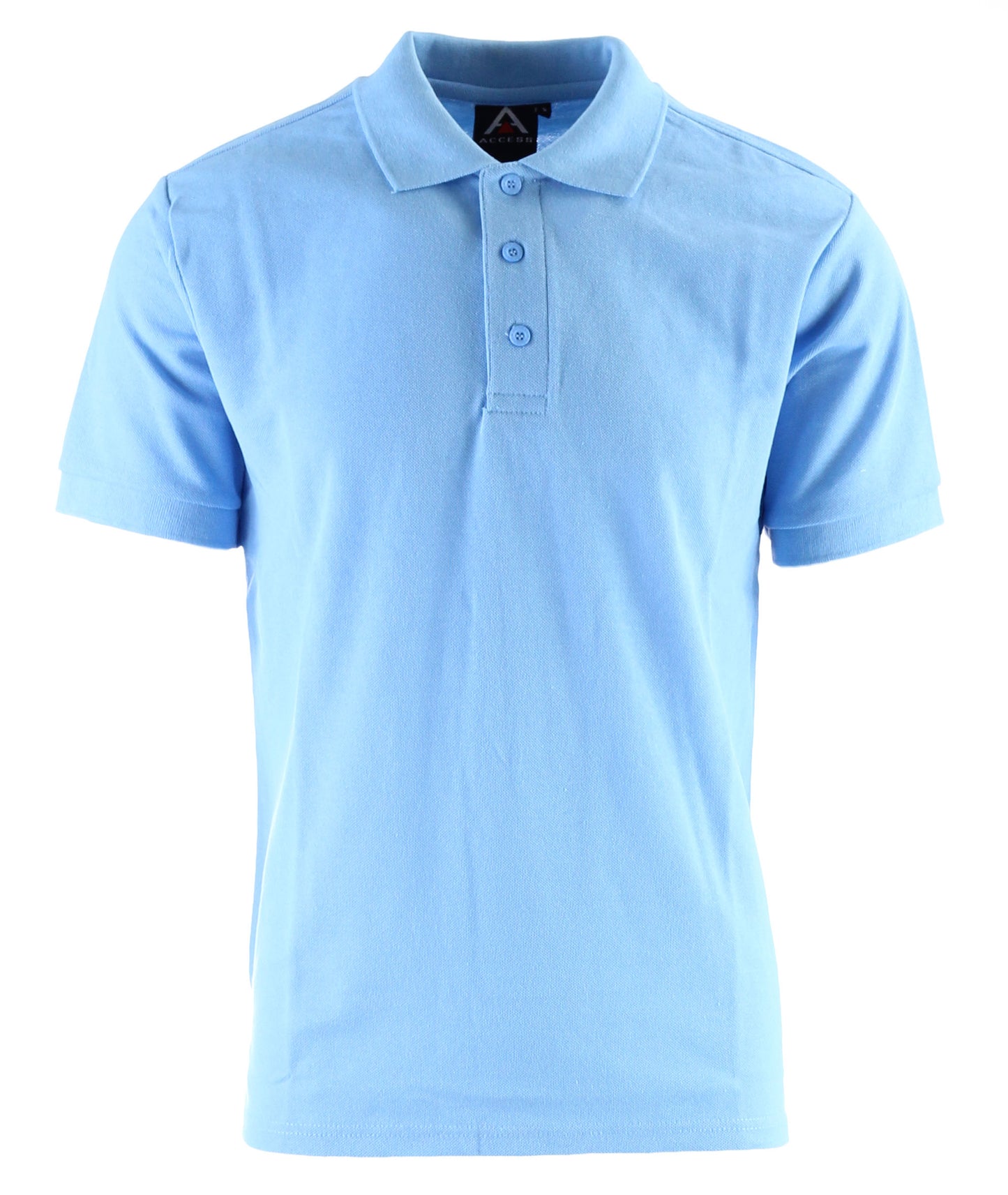 AP21-Access Men's Short Sleeve Classic Uniform Pique Polo Shirt