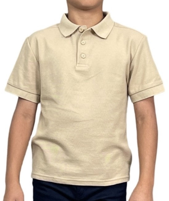 ASU001-Access Unisex Kid's Short Sleeve School Uniform Pique Polo