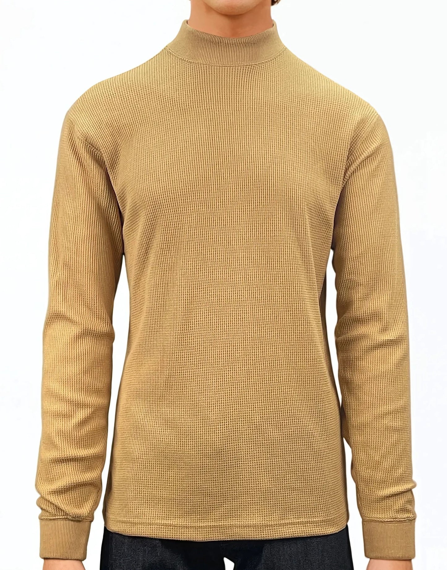 AT11-Access Men's Heavyweight Long Sleeve Thermal Crew Neck Top