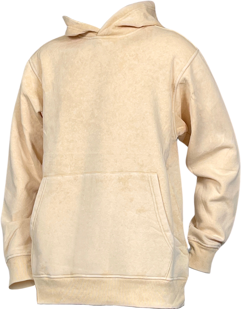 BTF24016- Men's Acid Wash Pullover Fleece Hoody