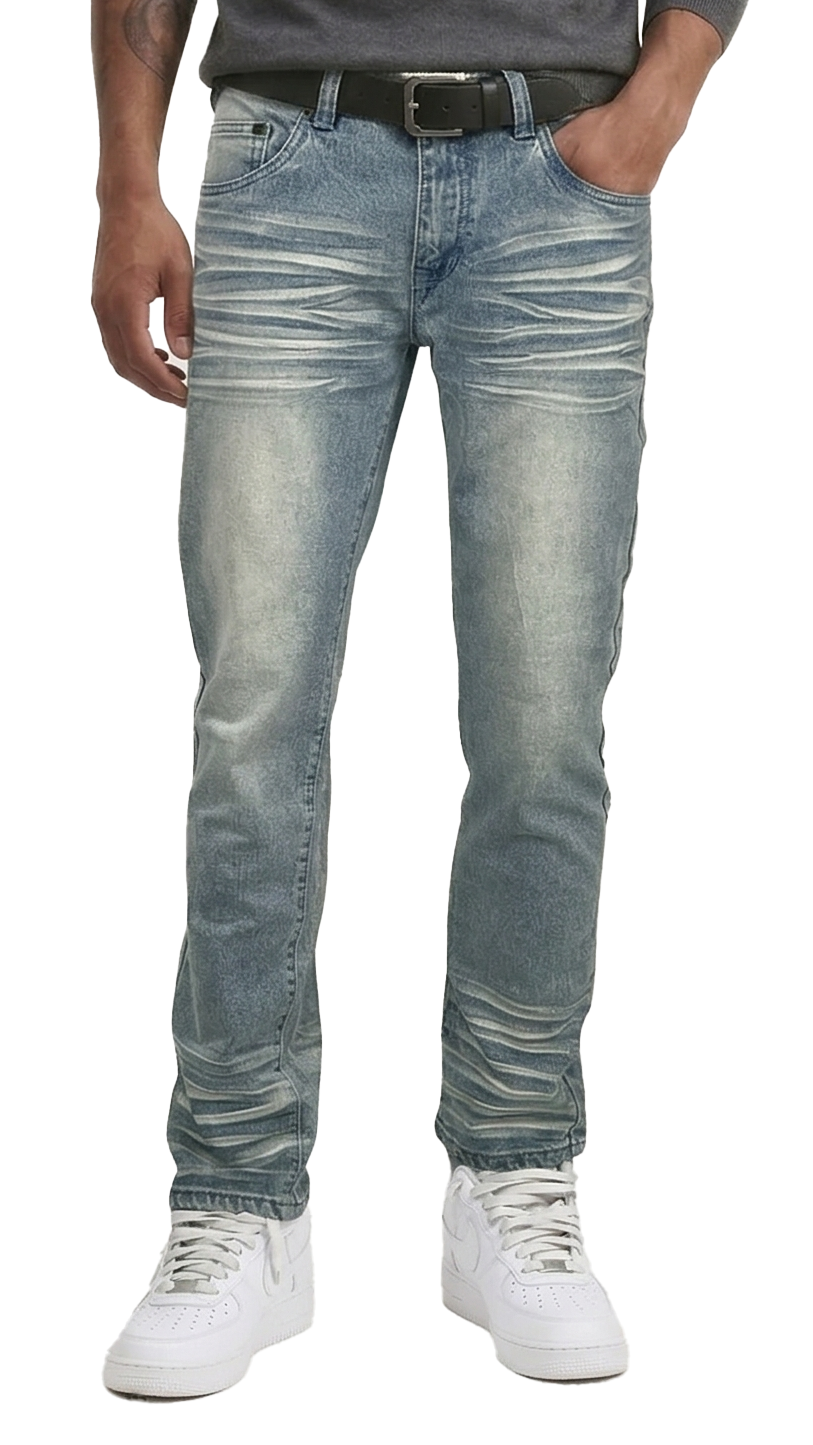 BTP24082- Men's Washed Slim Fit Jean
