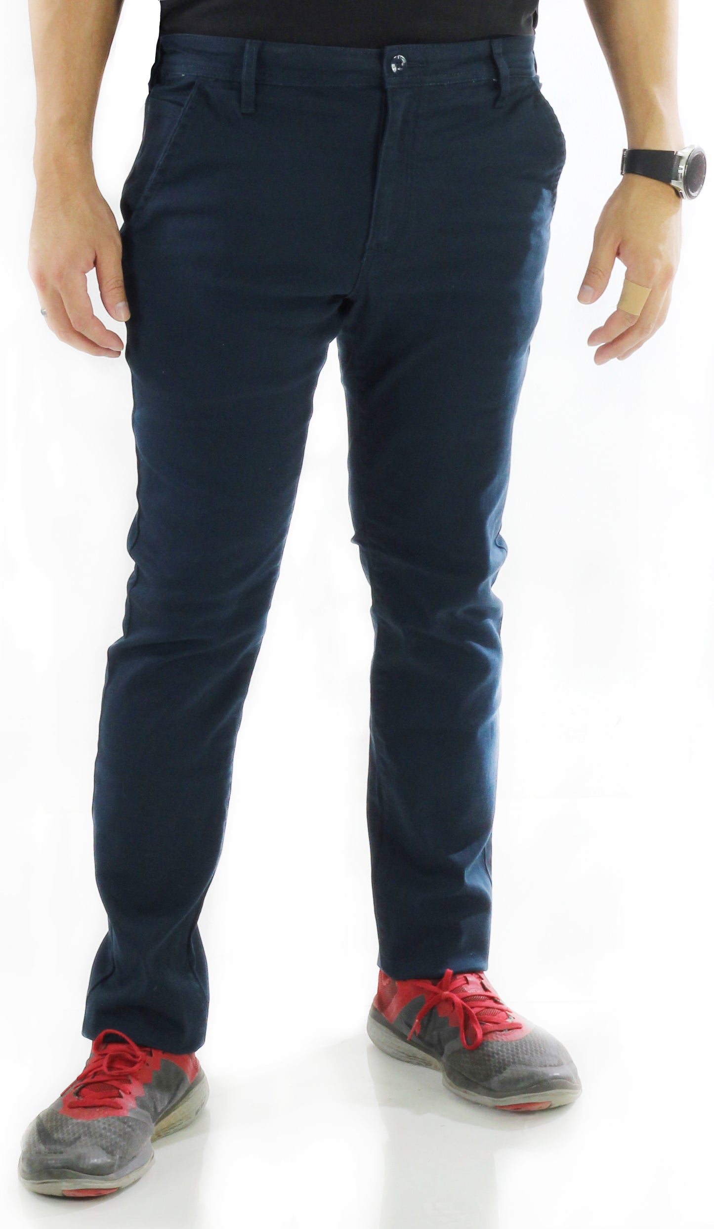 AP1908X Big&Tall-Men's Basic Casual Uniform Comfort Stretch Chino Pants