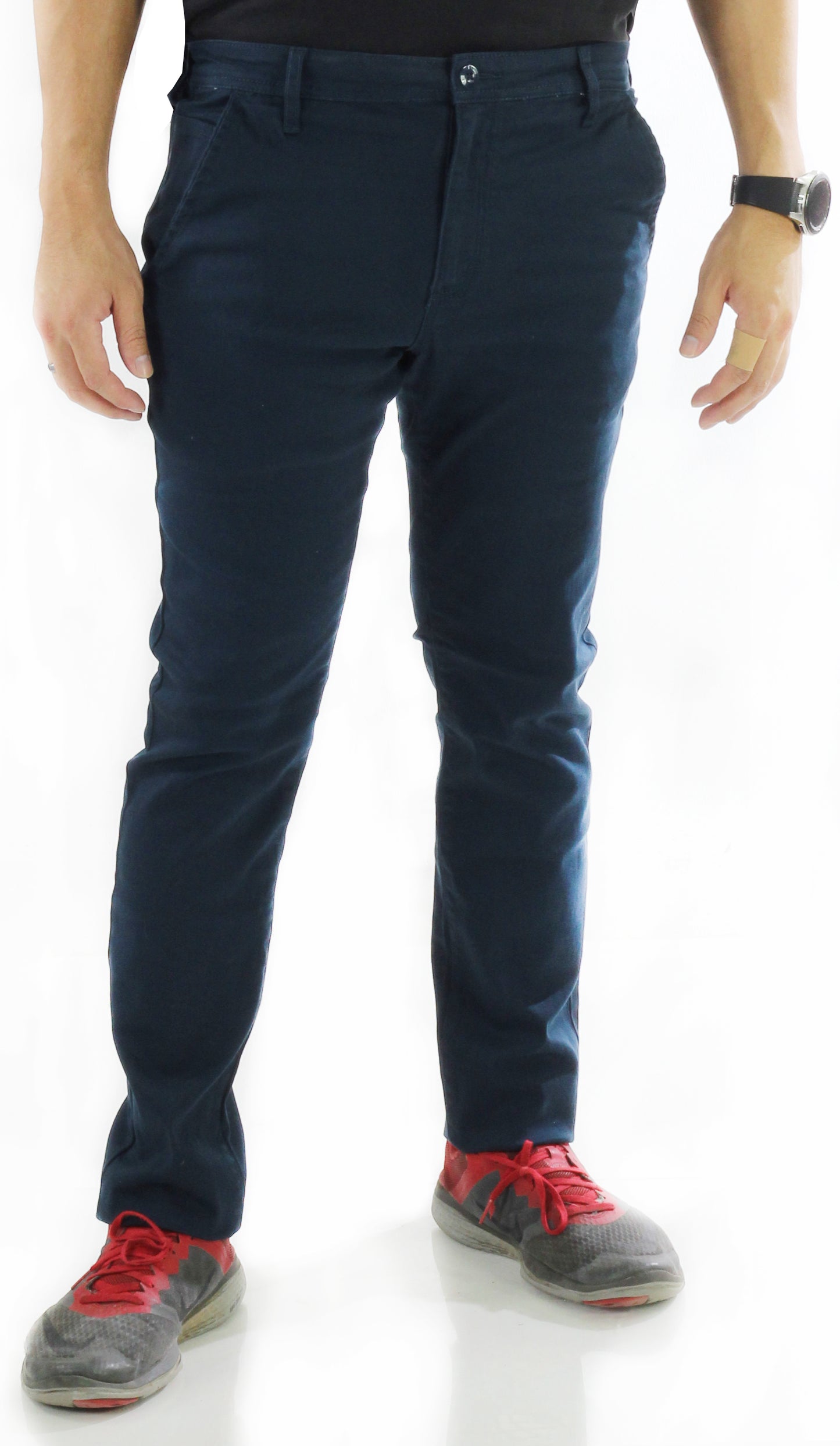 AP1908X Big&Tall-Men's Basic Casual Uniform Comfort Stretch Chino Pants