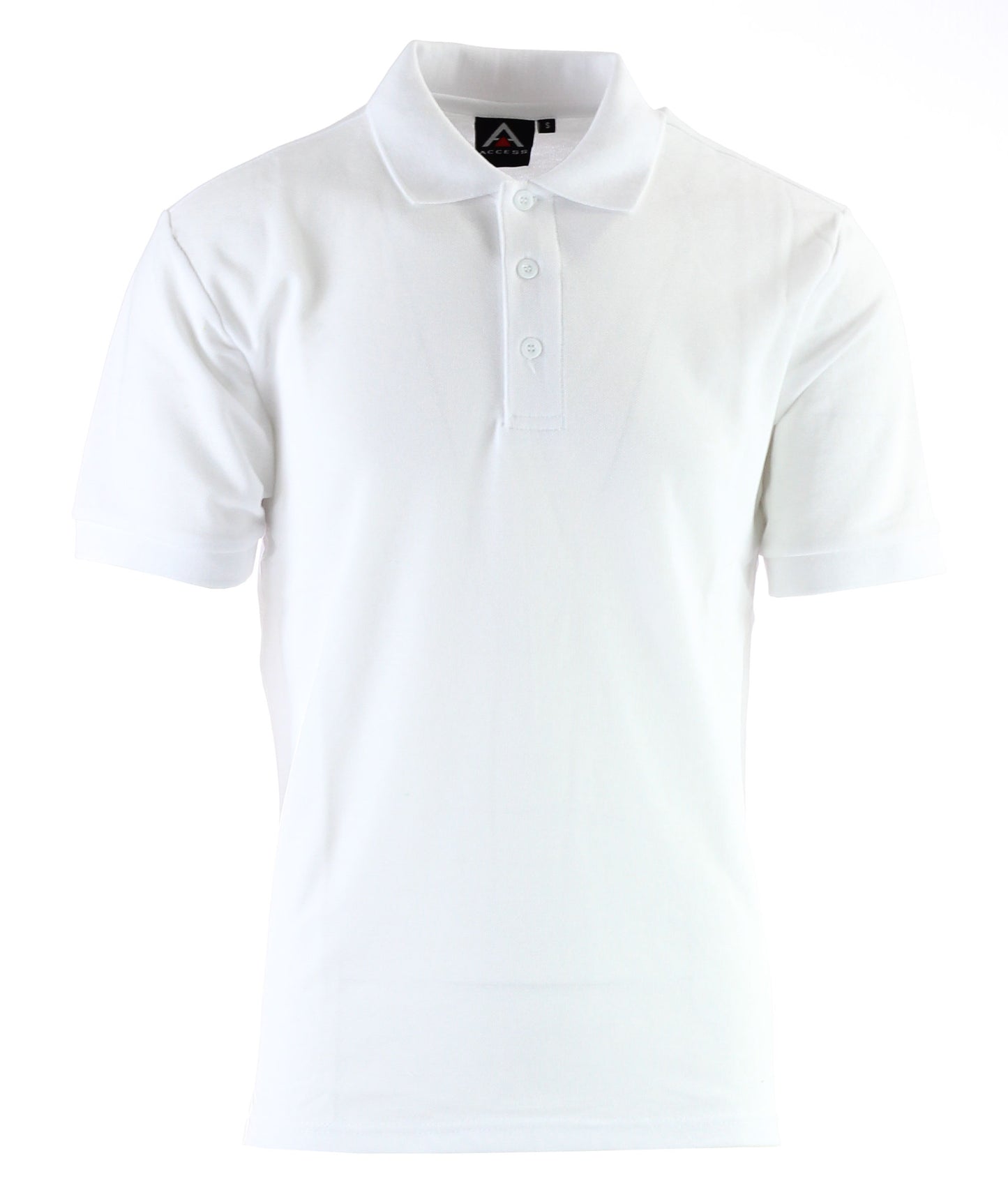 AP21-Access Men's Short Sleeve Classic Uniform Pique Polo Shirt