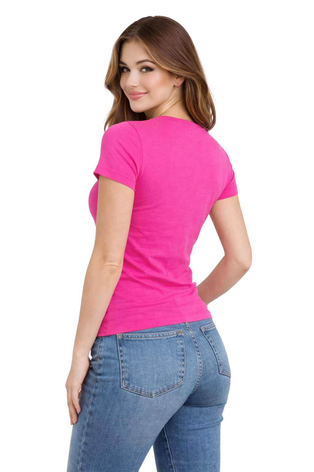 AP100 - ACCESS LADY'S CREW NECK TEES (3PCS/PACK)