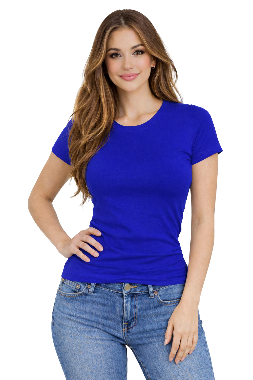AP100 - ACCESS LADY'S CREW NECK TEES (3PCS/PACK)