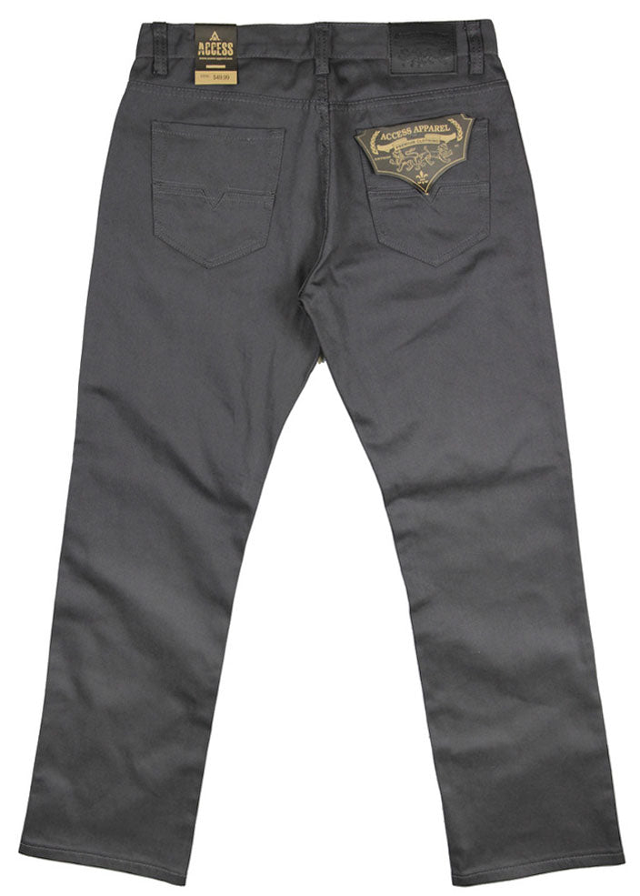 AP14011-Men's Basic Casual Twill Color Jeans