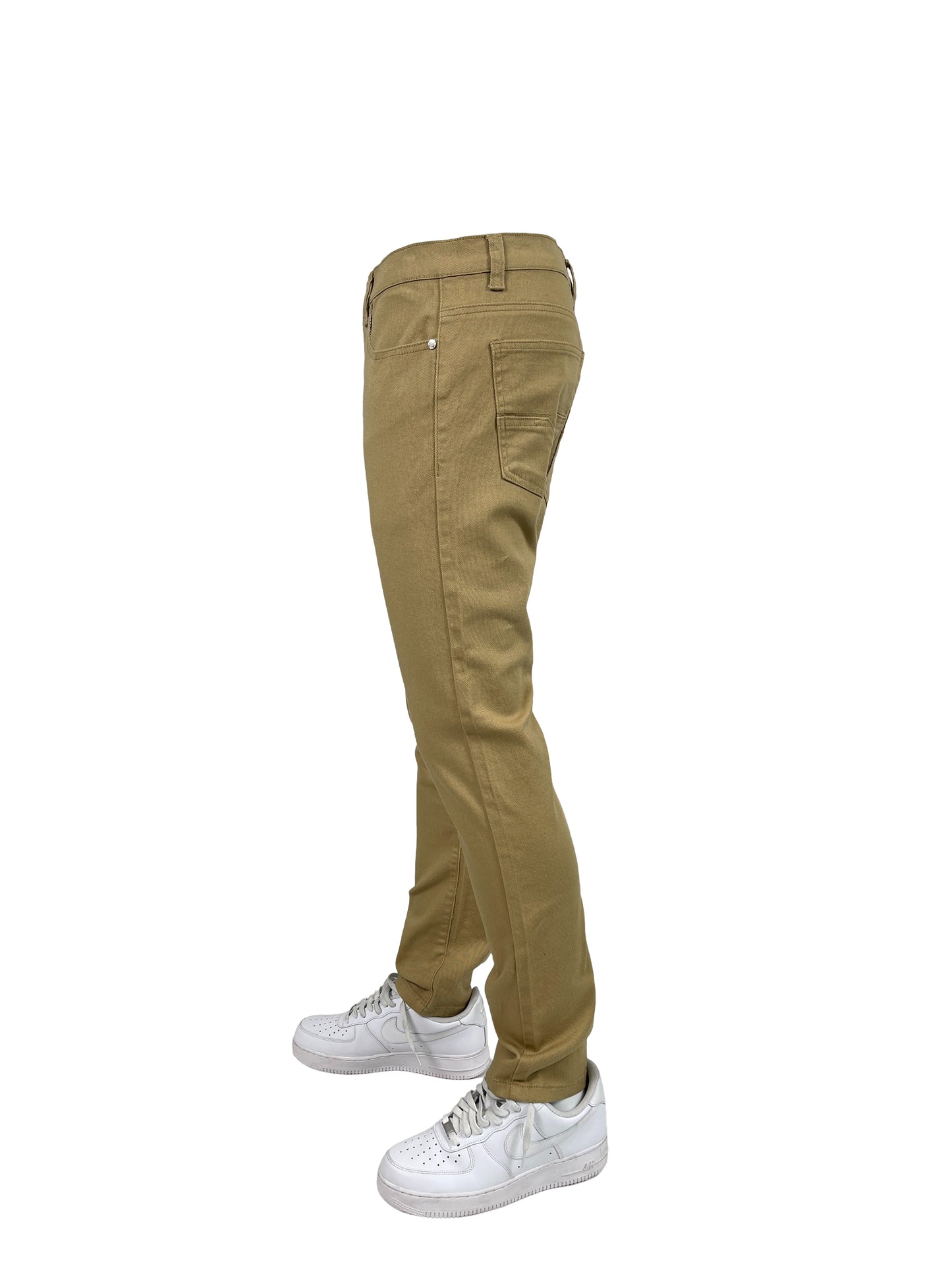 AP14011-Men's Basic Casual Twill Color Jeans