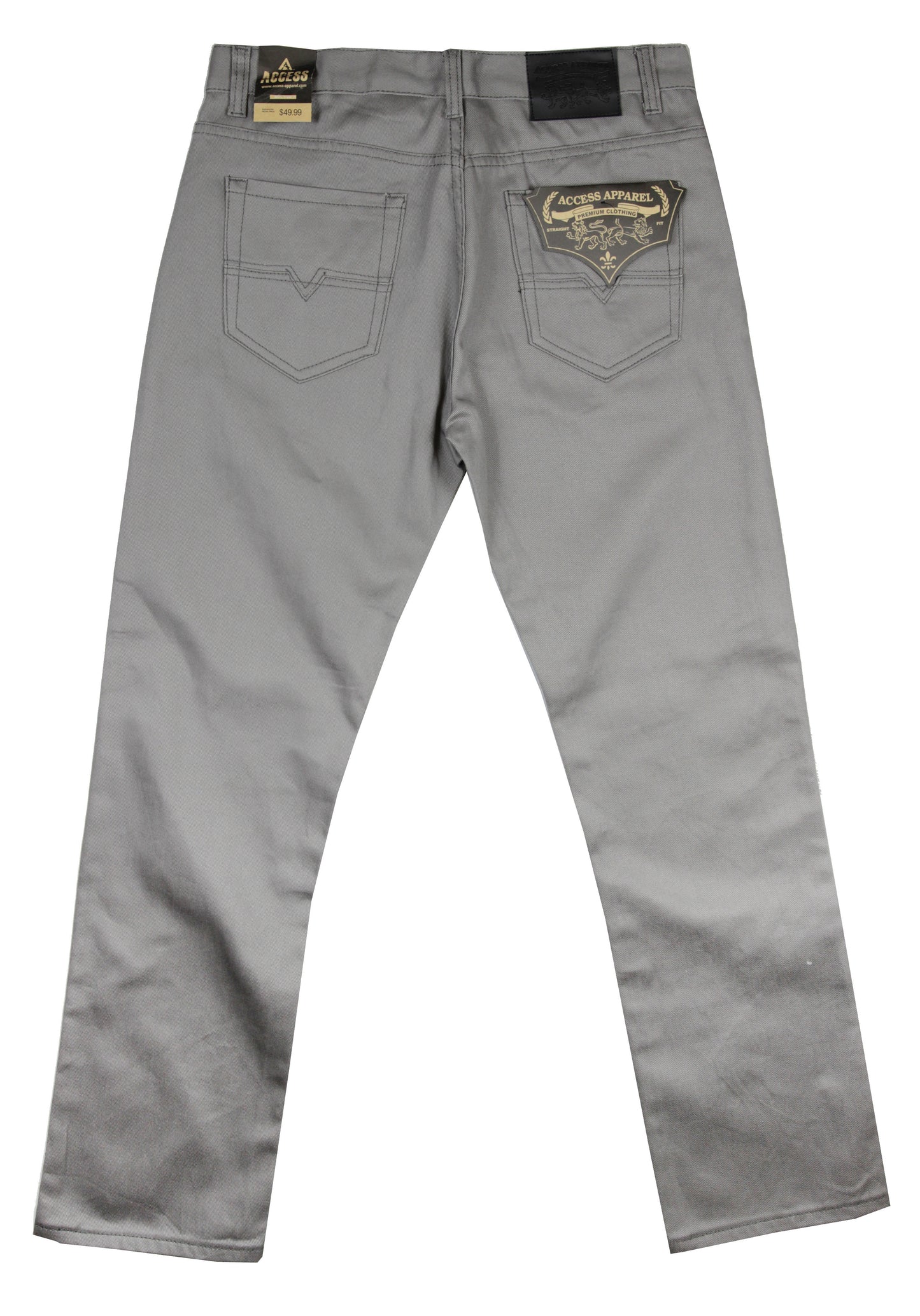 AP14011-Men's Basic Casual Twill Color Jeans
