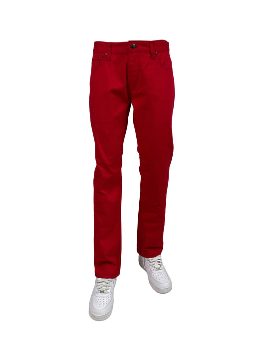 AP14011X- Big&Tall-Men's Basic Casual Twill Color Jeans