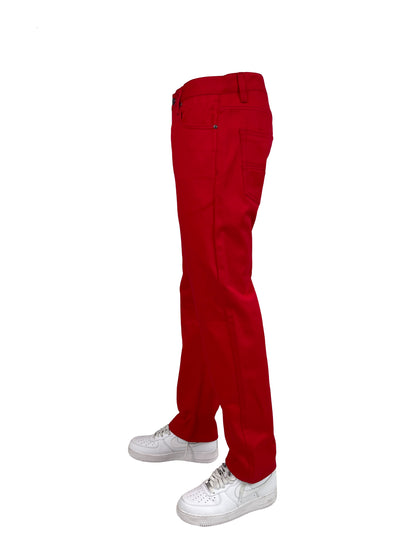 AP14011-Men's Basic Casual Twill Color Jeans