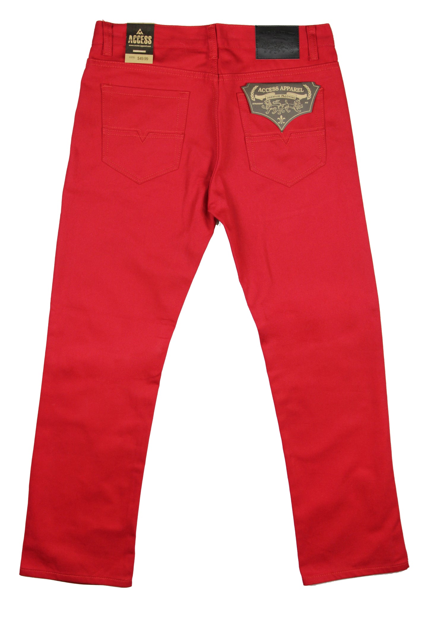 AP14011-Men's Basic Casual Twill Color Jeans