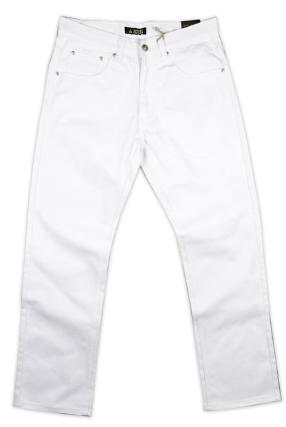 AP14011-Men's Basic Casual Twill Color Jeans