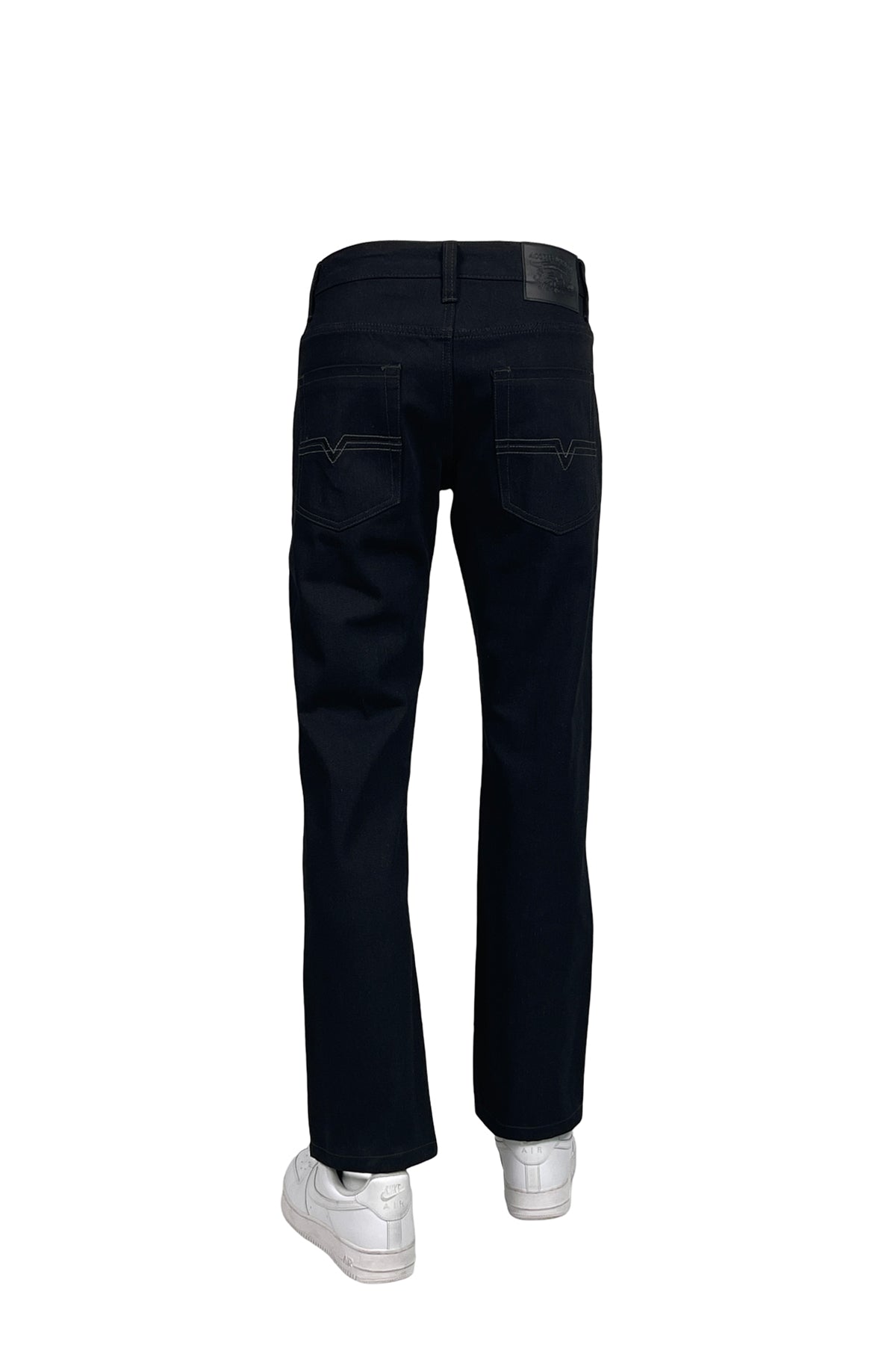 AP14033-Relaxed Fit Raw Denim Jeans