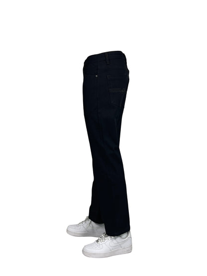 AP14033-Relaxed Fit Raw Denim Jeans