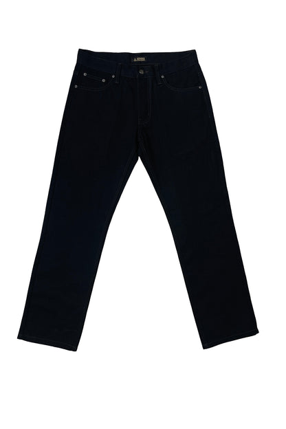 AP14033-Relaxed Fit Raw Denim Jeans