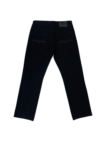 AP14033-Relaxed Fit Raw Denim Jeans