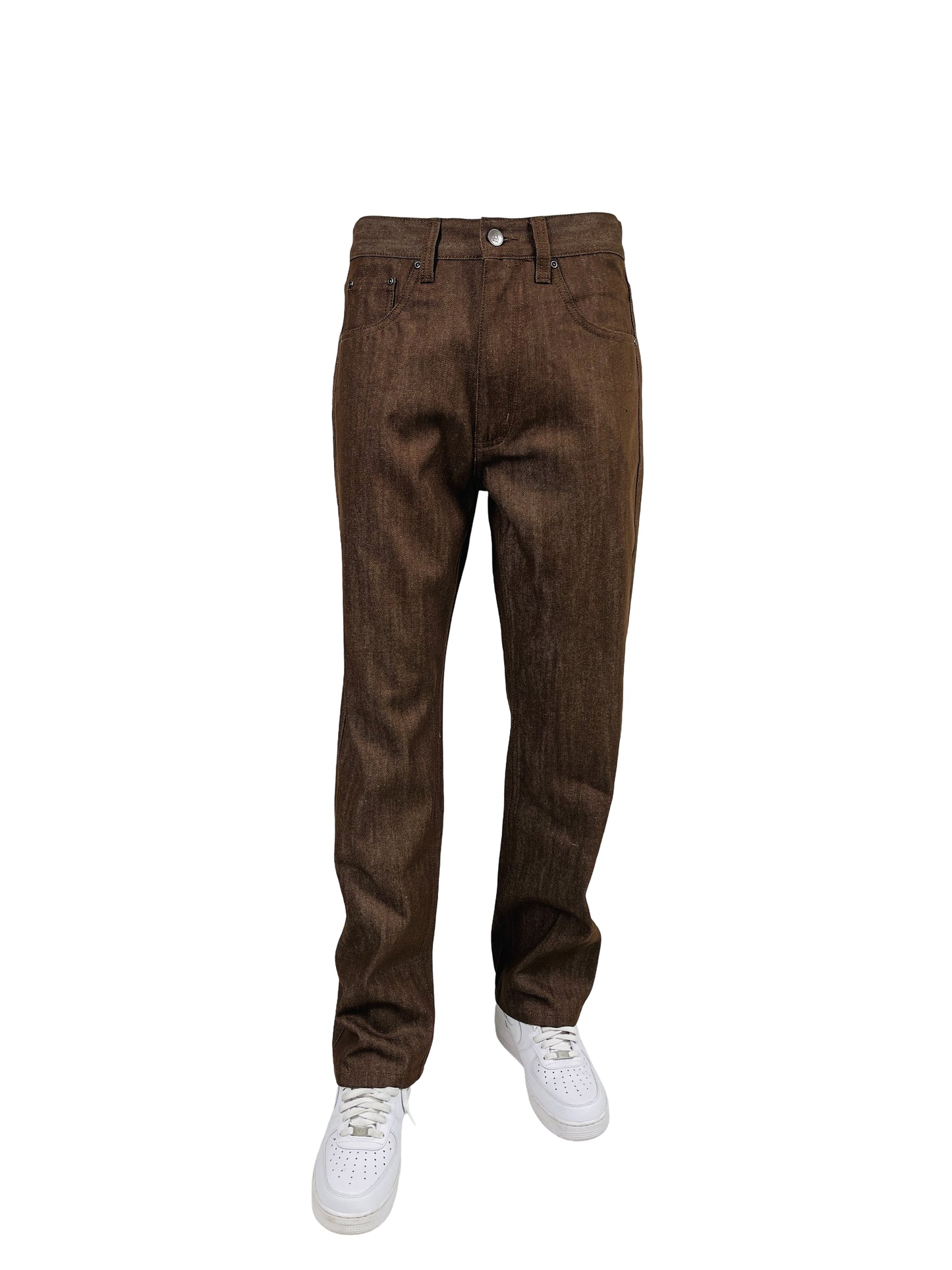 AP14033-Relaxed Fit Raw Denim Jeans