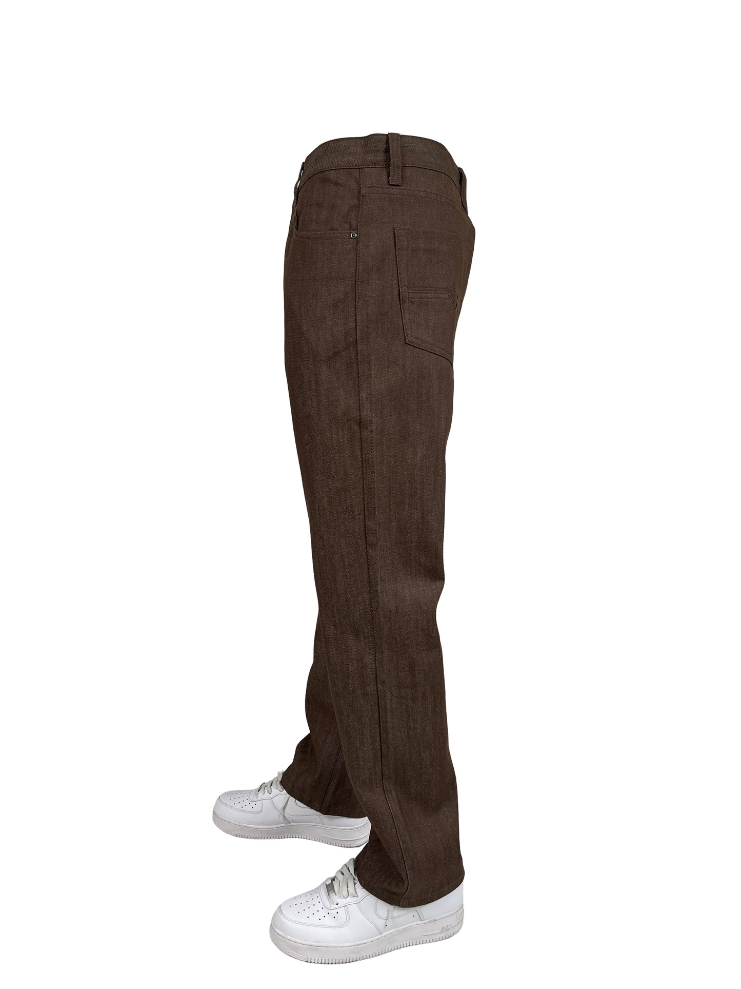 AP14033-Relaxed Fit Raw Denim Jeans