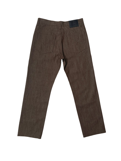 AP14033-Relaxed Fit Raw Denim Jeans