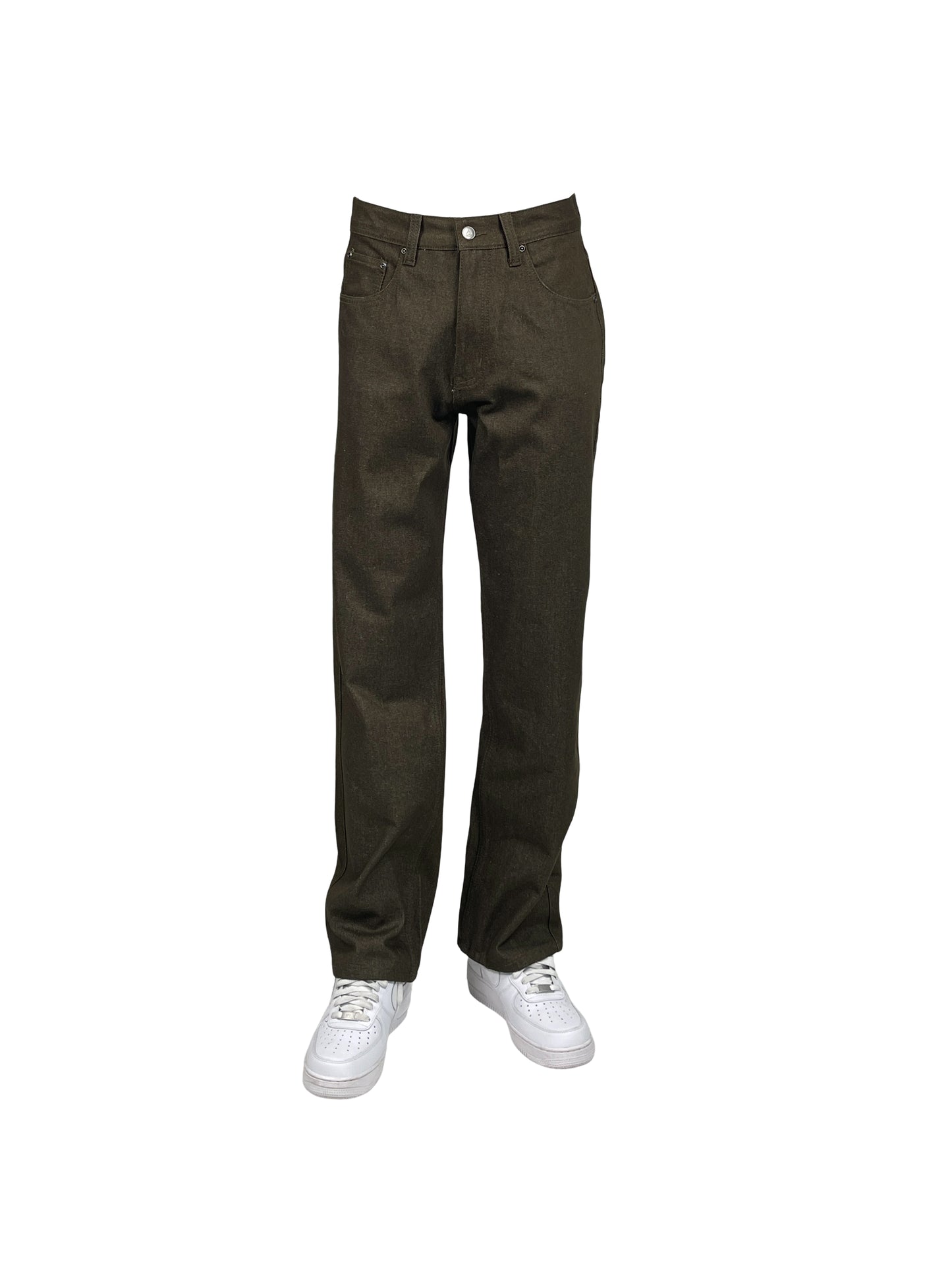 AP14033-Relaxed Fit Raw Denim Jeans