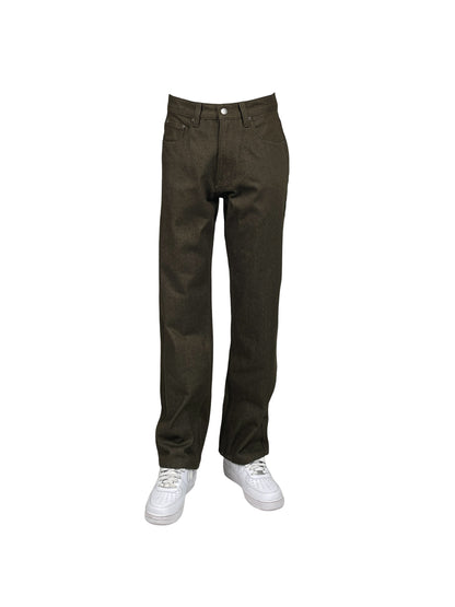 AP14033-Relaxed Fit Raw Denim Jeans