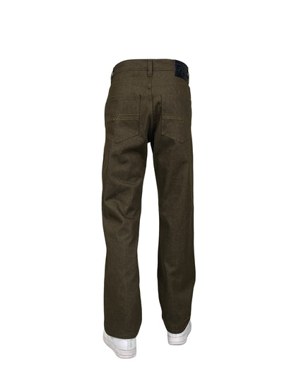 AP14033-Relaxed Fit Raw Denim Jeans