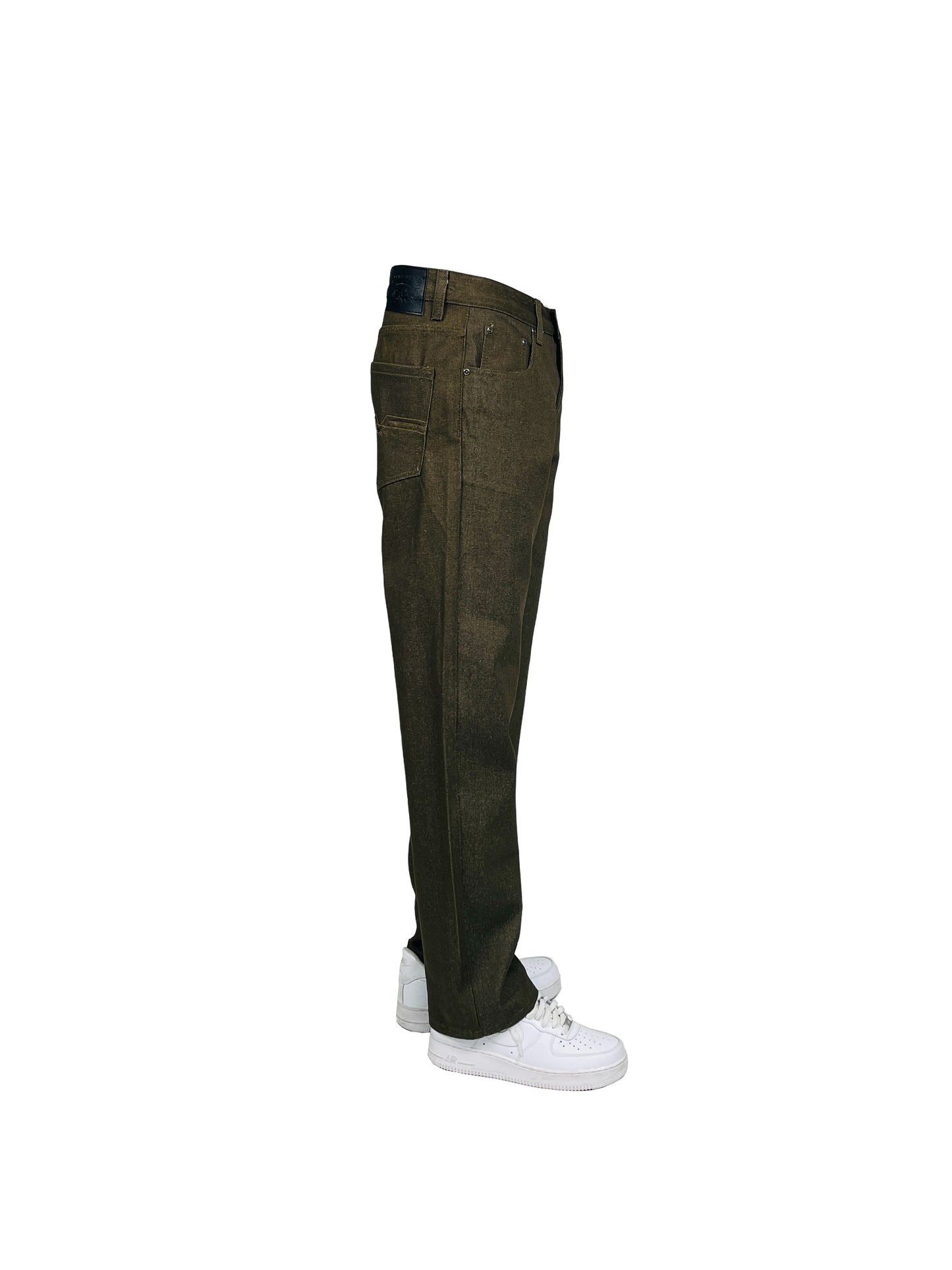 AP14033-Relaxed Fit Raw Denim Jeans
