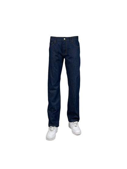 AP14033-Relaxed Fit Raw Denim Jeans