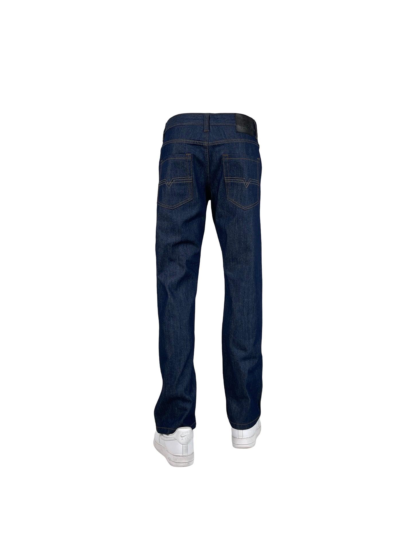 AP14033-Relaxed Fit Raw Denim Jeans