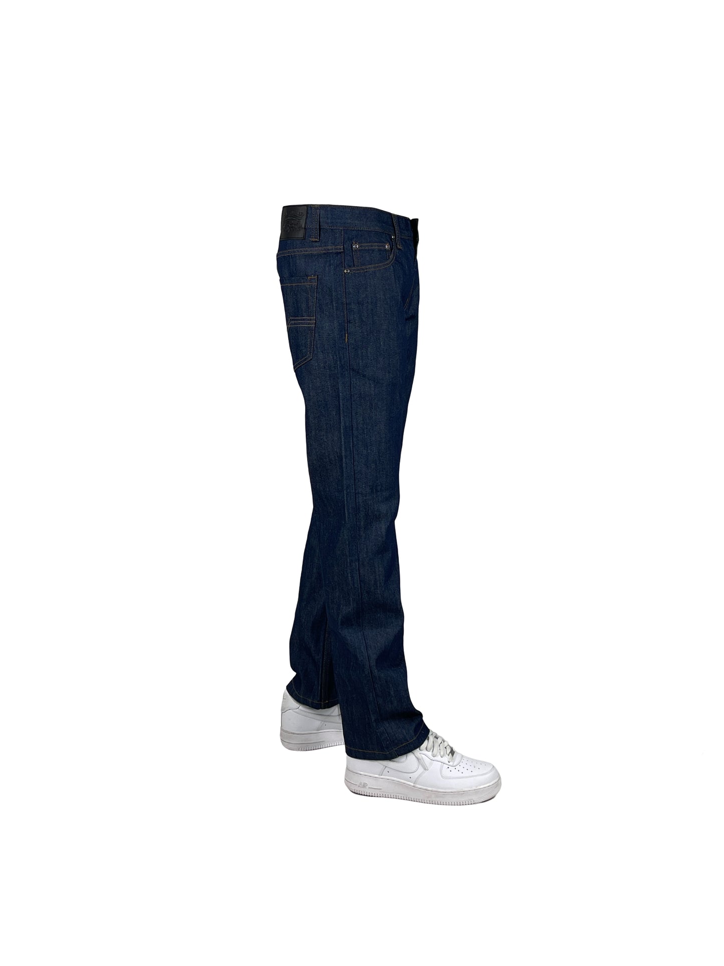 AP14033-Relaxed Fit Raw Denim Jeans