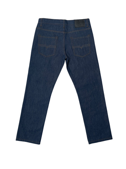 AP14033-Relaxed Fit Raw Denim Jeans