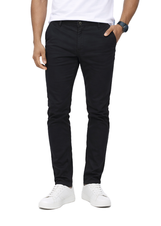 AP1908-Men's Basic Casual Uniform Comfort Stretch Chino Pants