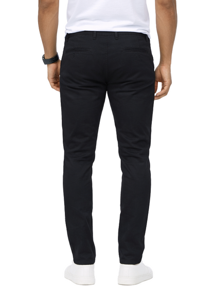 AP1908-Men's Basic Casual Uniform Comfort Stretch Chino Pants