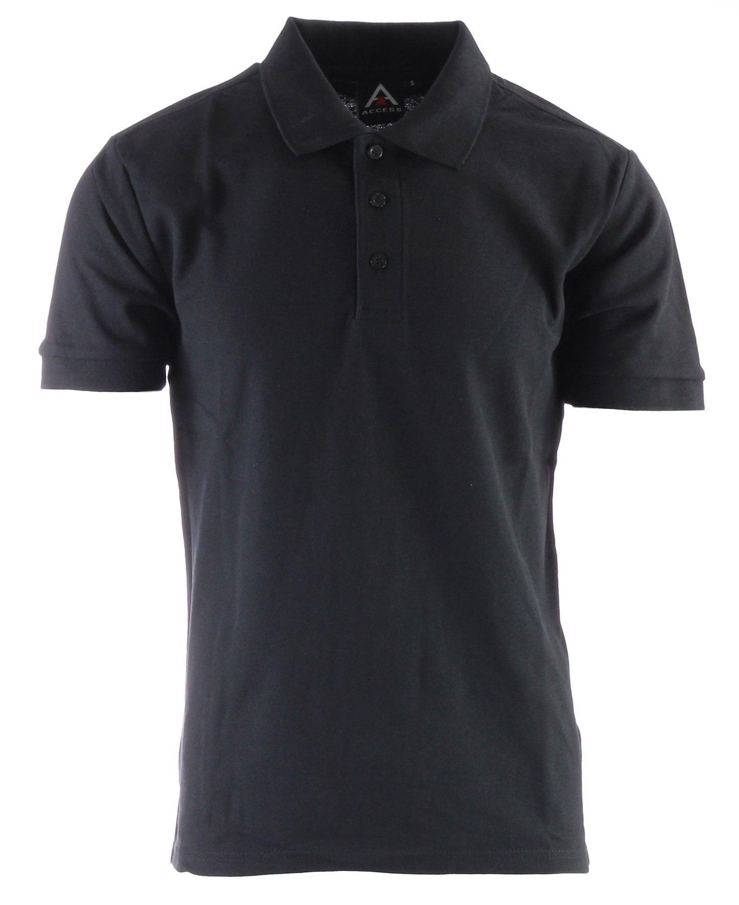 AP21-Access Men's Short Sleeve Classic Uniform Pique Polo Shirt