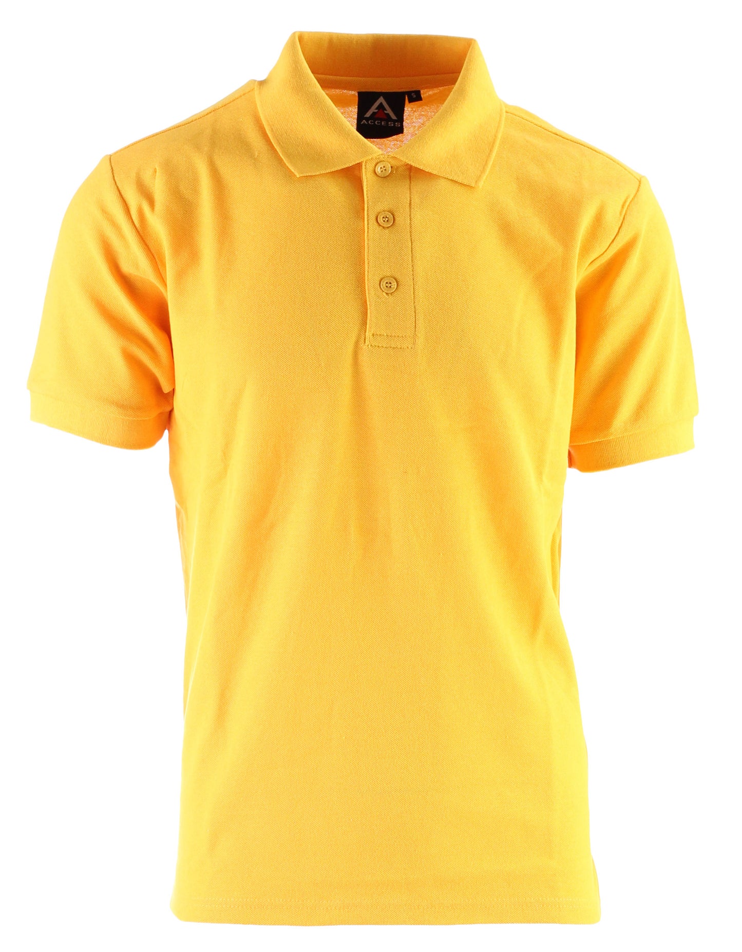 AP21-Access Men's Short Sleeve Classic Uniform Pique Polo Shirt