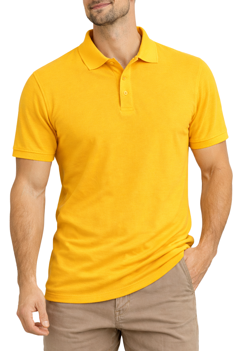 AP21-Access Men's Short Sleeve Classic Uniform Pique Polo Shirt