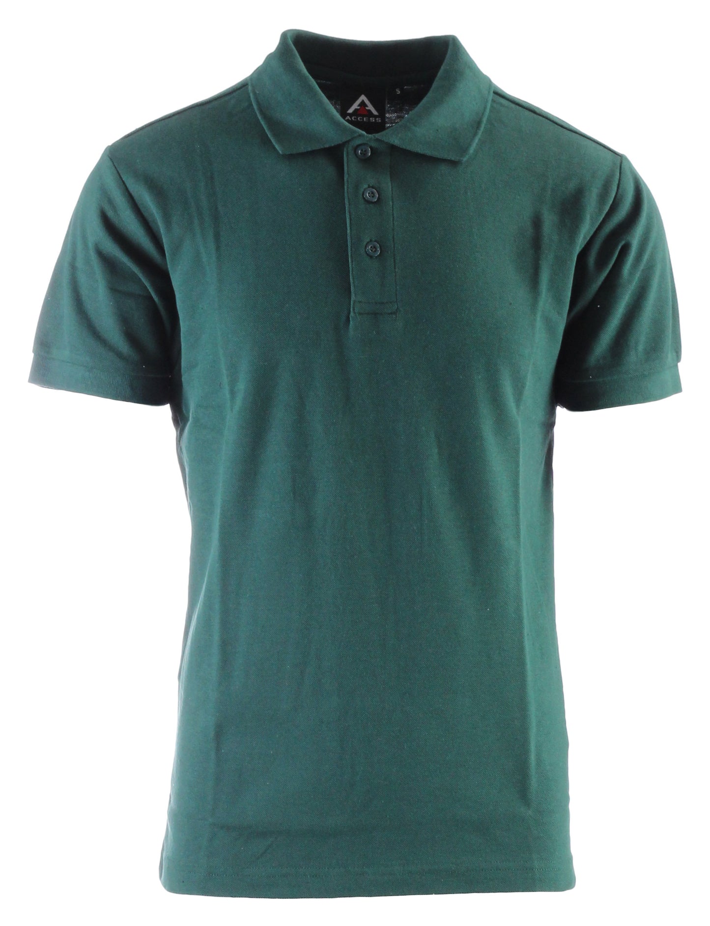 AP21-Access Men's Short Sleeve Classic Uniform Pique Polo Shirt