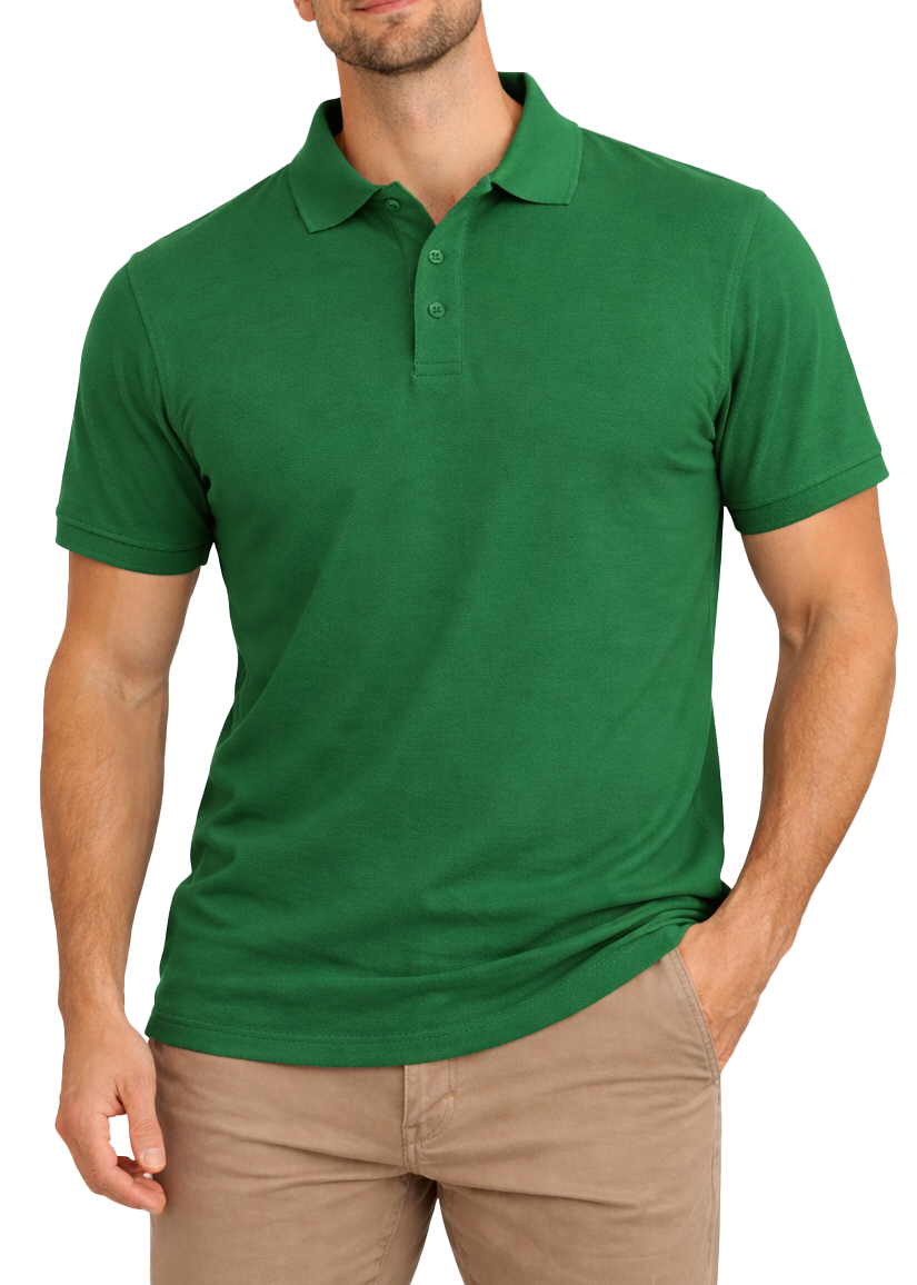 AP21-Access Men's Short Sleeve Classic Uniform Pique Polo Shirt