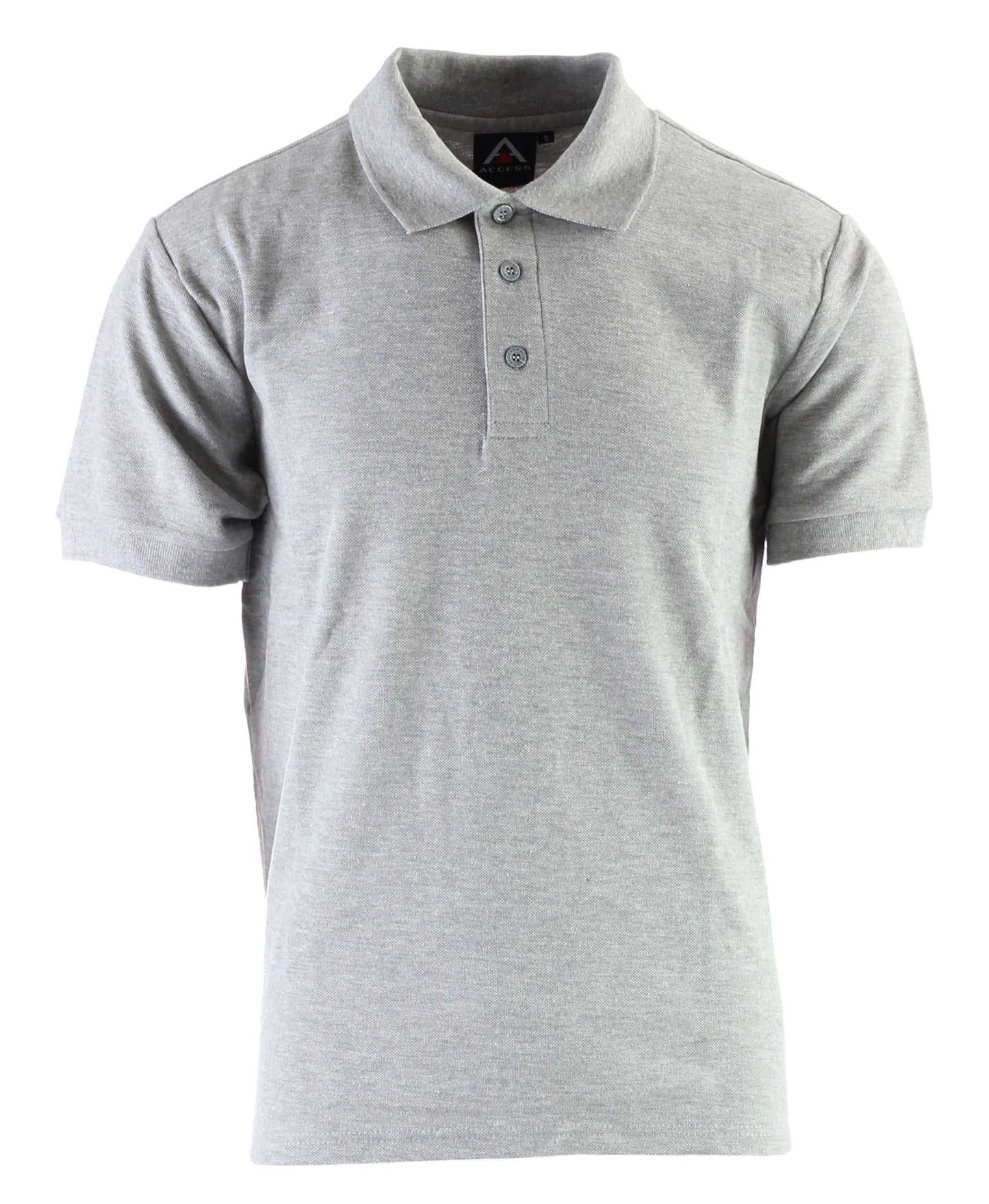 AP21-Access Men's Short Sleeve Classic Uniform Pique Polo Shirt