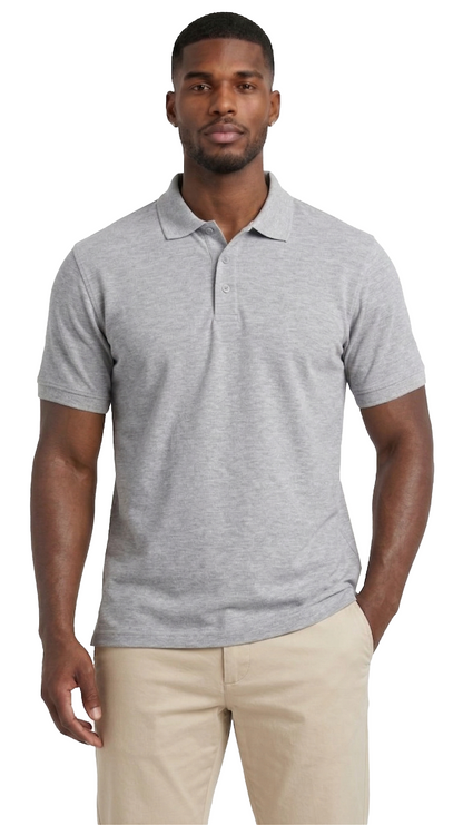 AP21-Access Men’s Uniform Polo Shirt, Short Sleeve Classic Fit Pique Shirt with Ribbed Collar for Work or Everyday Style